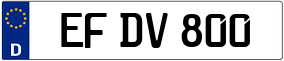 Truck License Plate